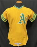 1980 Rickey Henderson Game Used Oakland Athletics Alternate Jersey Mears A10