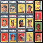 Exceptional 1958 Topps Near Complete Autographed Card Set With 449 Of The 494 Issued Cards Signed PSA/DNA, JSA 