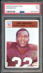 1966 Philadelphia #41 Jim Brown PSA 7 NM
