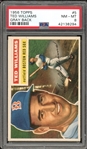 1956 Topps Gray Back #5 Ted Williams PSA 8 NM-MT
