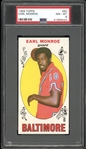 1969 Topps #80 Earl Monroe PSA 8 NM-MT