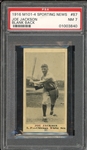 1916 M101-4 Sporting News #87 Joe Jackson (Blank Back) PSA 7 NM