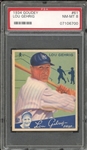 1934 Goudey #61 Lou Gehrig PSA 8 NM-MT