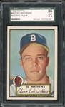 1952 Topps #407 Ed Mathews (Rookie High#) SGC 7.5 NM+