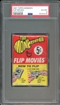 1967 Topps Monkees Flip Movies Wax Pack PSA 6 EX-MT