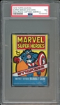1976 Topps Marvel Super Heroes Stickers Wax Pack-Captain America PSA 7 NM