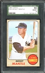 1968 Topps #280 Mickey Mantle SGC 8 NM-MT