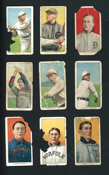 1909-11 T206 Lot Of 40 With Cobb, Huggins, Etc. 