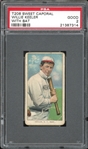 1909-11 T206 Sweet Caporal 150/30 Willie Keeler With Bat PSA 2 GOOD 