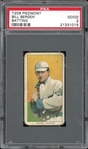 1909-11 T206 Piedmont 150/25 Bill Bergen Batting PSA 2 GOOD