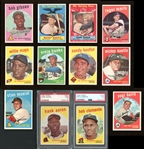 1959 Topps Complete High Grade Set With PSA And Variations