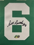 Bill Russell Signed and Framed Green Celtics Jersey Rich Altman COA