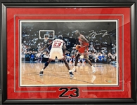 Michael Jordan 16x24 Signed “Driven From Within” Custom Framed Photo Upper Deck COA