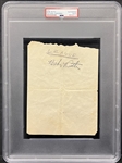 Babe Ruth Cut Autograph PSA/DNA Encapsulated 