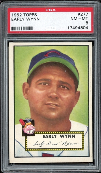 1952 Topps #277 Early Wynn PSA 8 NM-MT