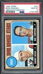 1968 Topps #247 Red Rookies Johnny Bench PSA 10 GEM MINT