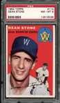 1954 Topps #114 Dean Stone PSA 8 NM-MT