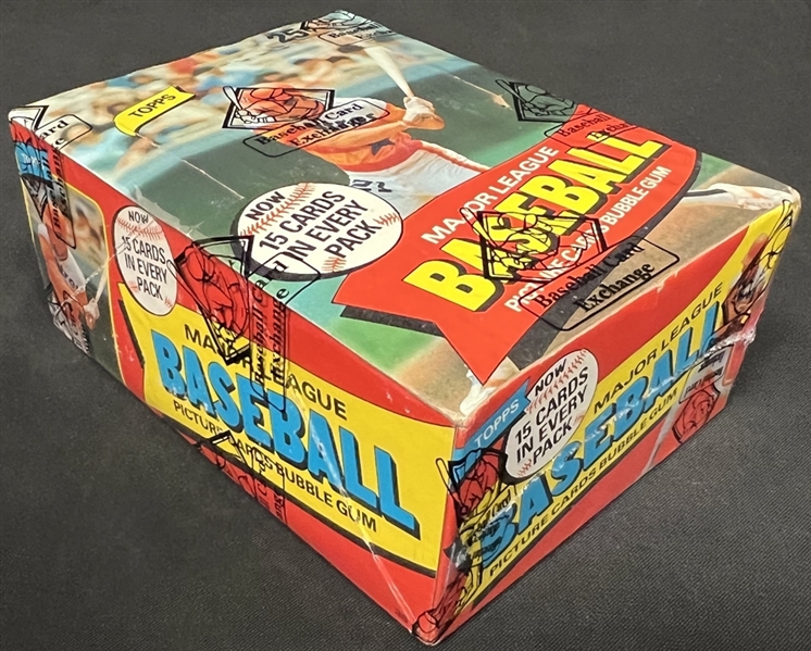 1980 Topps Unopened Wax Box BBCE Authenticated