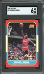1986-87 Fleer #57 Michael Jordan SGC 6 EX-NM