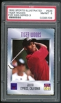 1996 Sports Illustrated #536 Tiger Woods PSA 8 NM-MT