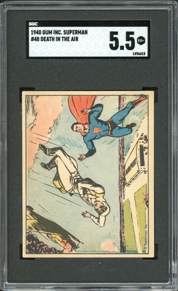 1940 Gum Inc. Superman #48 Death In The Air SGC 5.5 EX+