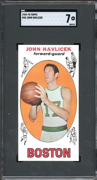 1969-70 Topps #20 John Havlicek SGC 7 NM