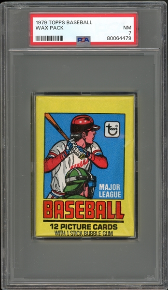 1979 Topps Baseball Wax Pack PSA 7 NM