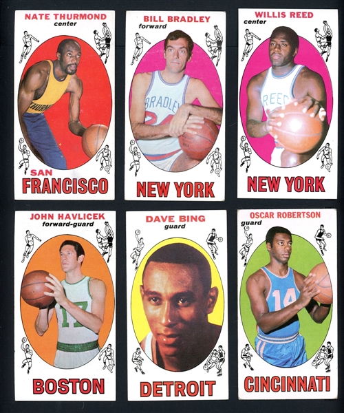 1969 Topps Basketball Near Complete Set (88/99)