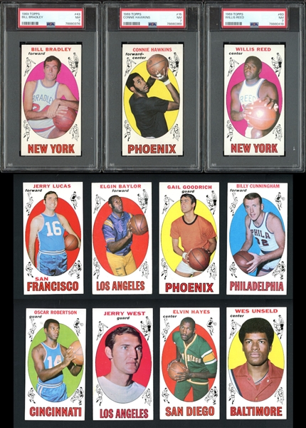 1969 Topps Basketball Near Complete Set (94/99)