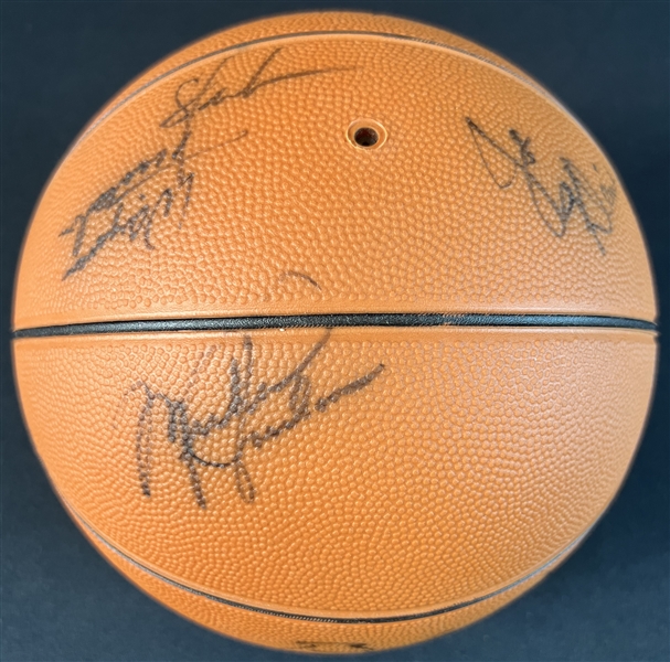 1984 U.S. Olympic Team Signed Basketball Featuring Michael Jordan JSA LOA