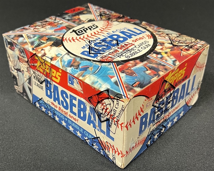 1981 Topps Baseball Unopened Wax Box BBCE Authenticated