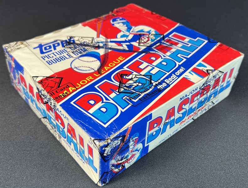 1982 Topps Unopened Cello Box BBCE Authenticated 