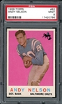 1959 Topps #62 Andy Nelson PSA 9 MINT