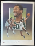 Bill Russell Autographed 18 x 24 Lithograph by Christopher Paluso PSA COA