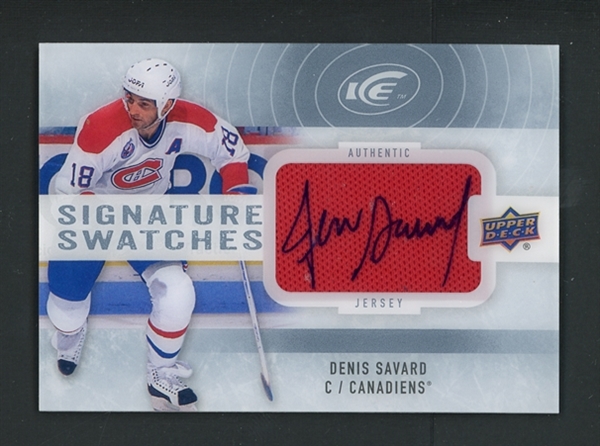 2014-15 Upper Deck Signature Swatches #SS-DS Denis Savard 