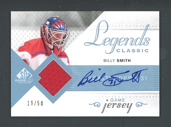 2007-08 SP Game Used Classic Legends (19/50) #HGJ-BS Billy Smith 