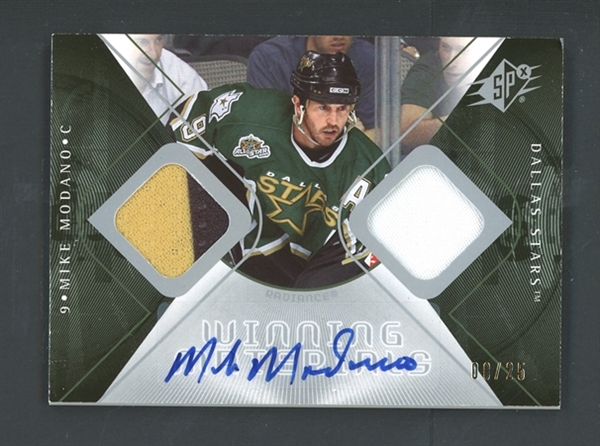 2007-08 SPX Radiance Winning Materials (8/25) #WM-MM Mike Modano 