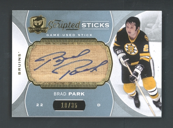 2014-15 UD The Cup Scripted Sticks (10/35) #SS-BP Brad Park