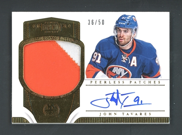 2013-14 Panini Dominion Peerless Patches (36/50) #PP-JT John Tavares 