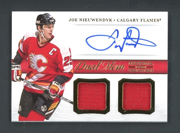 2013-14 Panini National Treasures Dual Mem #DM-JN Joe Nieuwendyk 