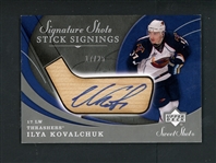 2007-08 UD Sweet Shot Signature Shot Stick Signings (17/25) #SSS-IK Ilya Kovalchuk 