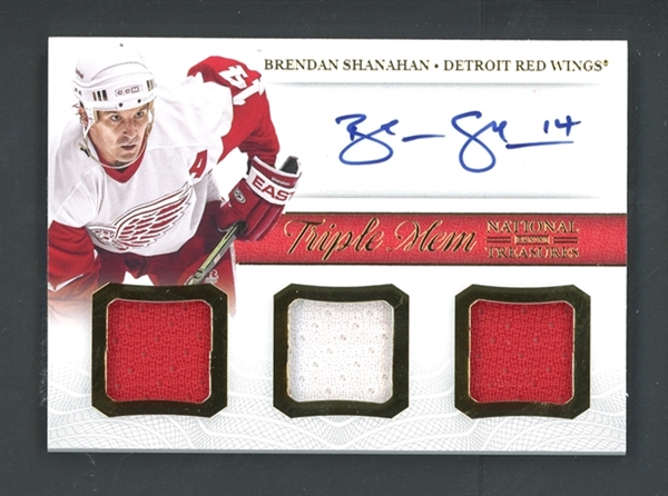 2013-14 Panini National Treasures Triple Mem #TM-BS Brendan Shanahan 