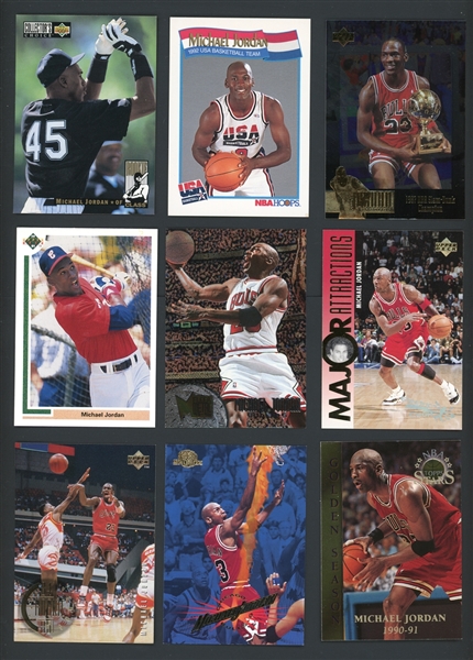 1990s Michael Jordan Shoebox Lot Of 24