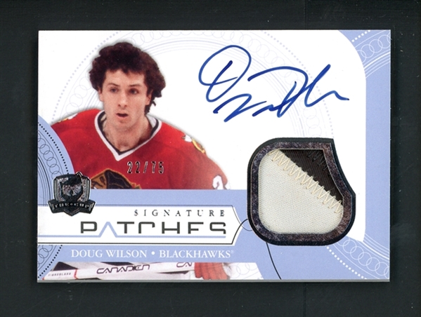 2011-12 UD The Cup Signature Patches (22/75) #SP-DW Doug Wilson 