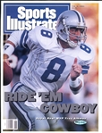 Troy Aikman Signed Sports Illustrated Cover Photograph UDA