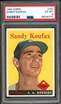 1958 Topps #187 Sandy Koufax PSA 6 EX-MT