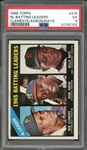 1966 Topps #215 N.L. Batting Leaders Clemente/Aaron/Mays PSA 5 EX