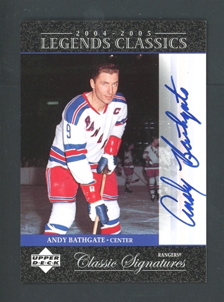 2004-05 Upper Deck Legends Classics Classic Signatures #CS6 Andy Bathgate 