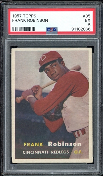 1957 Topps #35 Frank Robinson PSA 5 EX