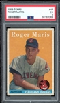 1958 Topps #47 Roger Maris PSA 5 EX